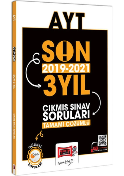 Yargı Yayınevi AYT Son 3 Yıl (2019-2021) Tamamı Çözümlü Çıkmış Sorular