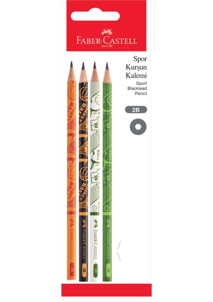 Bls. Spor Serisi Kurşun Kalem 2b 4'lü Fsc