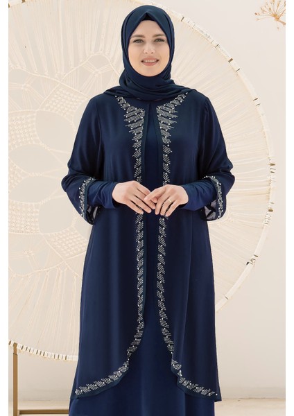 Adalya Abiye Lacivert FHM838 modelleri