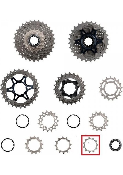 Dura-Ace CS-R9100 Kaset Dişli 11T Dişlisi
