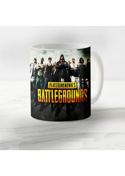 Pubg Temalı Model 67 Porselen Kupa Bardak