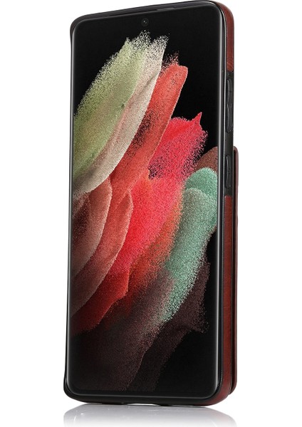 Samsung Galaxy S21 Ultra 5g Kahverengi Için Tutucu ile Sağlam Kasa (Yurt Dışından) fiyatları