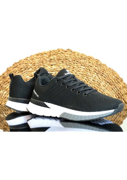 Konfores 1208 Anatomik Taban Sneakers Ayakkabı NKT01208 SIYAH Beyaz 41