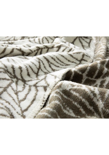 Arboretum Jakarlı Pamuklu Çift Kişilik Battaniye 200 x 220 cm Koyu Yeşil fırsatları