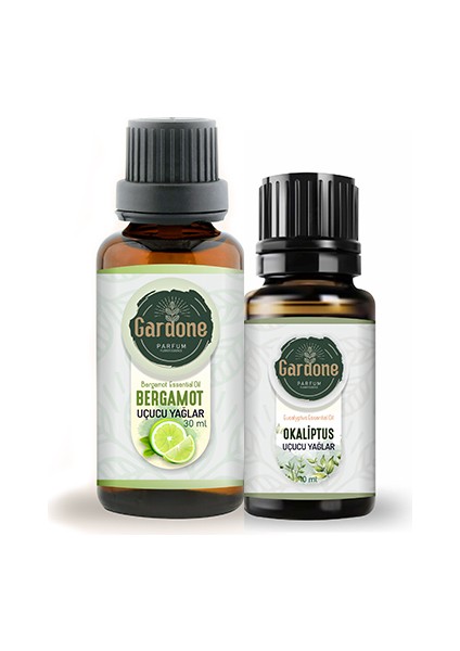 30 ml Bergamot Uçucu Buhurdanlık Koku Yağı, 10 ml Okaliptüs Yağı Hediyeli