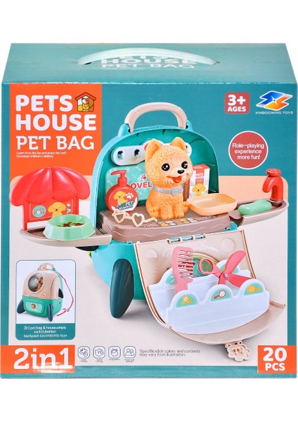 1115 Sırt Çantalı Pets House -Ayatoys