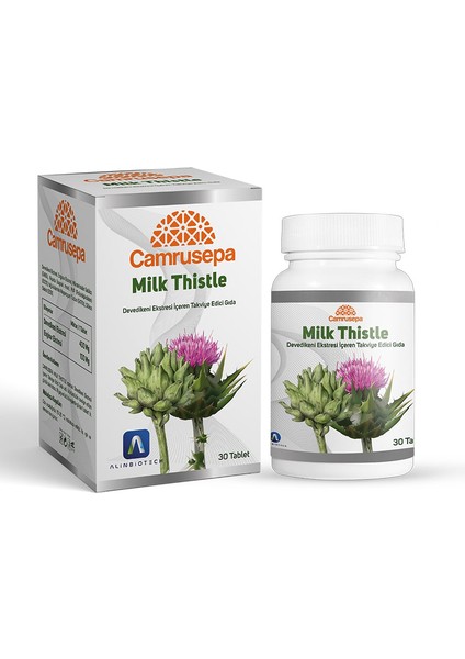Milk Thistle Takviye Edici Gıda 30 Tablet