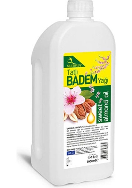 Tatlı Badem Yağı 1 Lt
