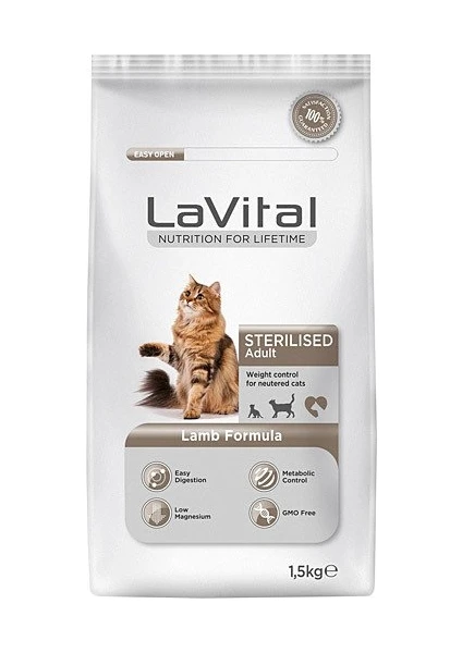 Lavital Sterilised Adult Kuzulu 1,5 kg