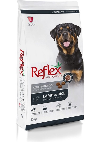 Kuzulu Pirinçli Yetişkin Köpek Maması 15 kg
