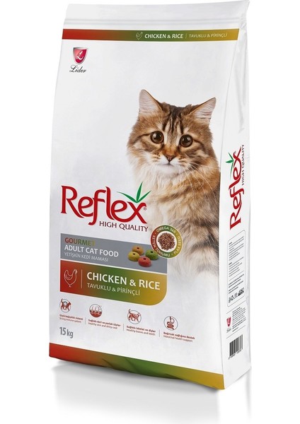 Renkli Yetişkin Kedi Maması 15 kg