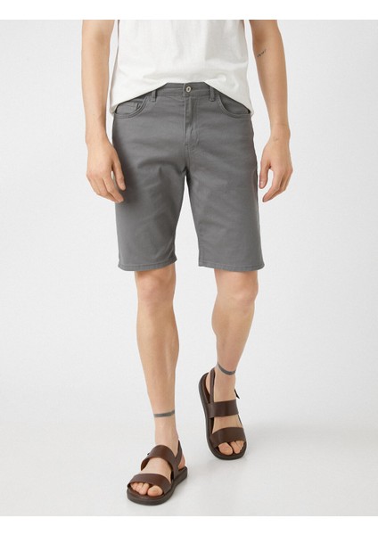 Gabardin Chino Şort