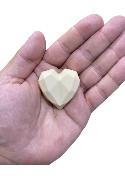 Elmas Kesim 3,9cm Kalp Silikon Kalıp K-991 modelleri