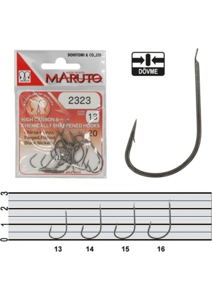 2323 Black Nickel Iğne No: 16 fiyatları