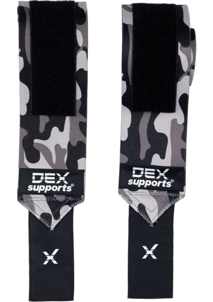 Dex Supports Wrist Wraps Kamuflaj Dark Tone  2’li Paket