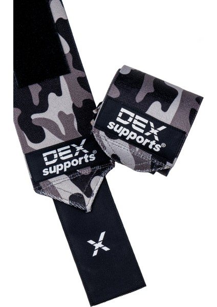 Dex Supports Wrist Wraps Kamuflaj Dark Tone  2’li Paket