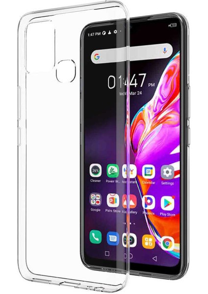 İnfinix Hot 10T Kılıf Şeffaf Silikon Hibrit Case Kapak