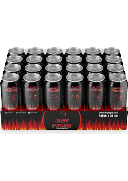Enerji İçeceği, 500 ml (24'lü Paket, 24 adet x 500 ml)