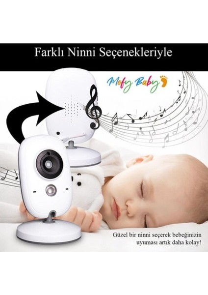 KS-603 Ekranlı Bebek Kamerası Gece Görüşlü Wifi'li fiyatları