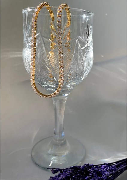 Zirkon Yuvarlak Taşlı Suyolu Kolye, Choker Model