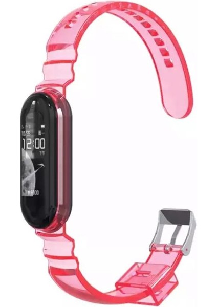 Xiaomi Mi Band 5 ve 6 Uyumlu Şeffaf Silikon Kordon fiyatları