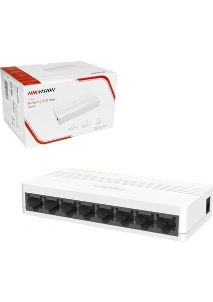 Swıtch Ethernet 8 Port 10/100MBPS Hıkvısıon DS-3E0108D-E