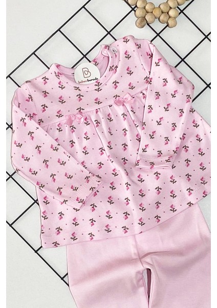 Kanaviçe Baskılı Kız Bebek Ikili Takım fiyatları