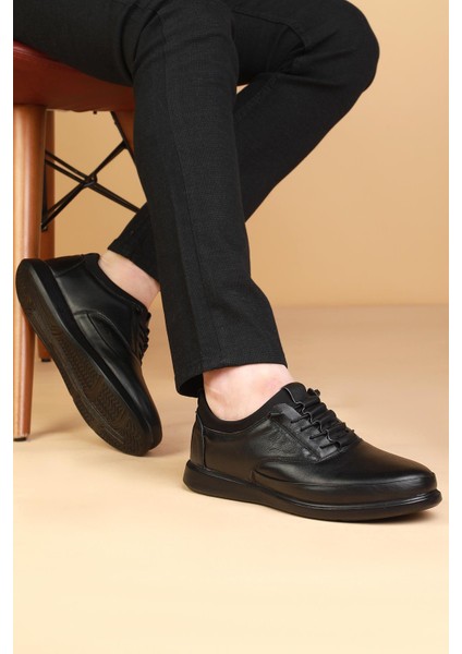 Hakiki Deri Ortopedik Topuk Jelli Günlük Erkek Ayakkabı modelleri