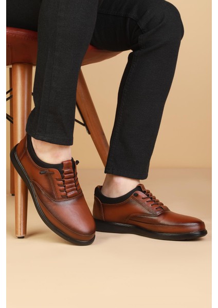 Deri Ortopedik Topuk Jelli Günlük Erkek Ayakkabı modelleri