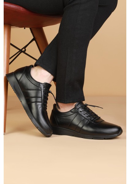 DRT6211 Hakiki Deri Yumuşak Rahat Ortopedik Günlük Erkek Ayakkabı fiyatları