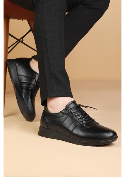 DRT6211 Hakiki Deri Yumuşak Rahat Ortopedik Günlük Erkek Ayakkabı modelleri