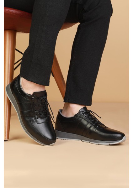 DRT6211 Deri Yumuşak Rahat Ortopedik Günlük Erkek Ayakkabı