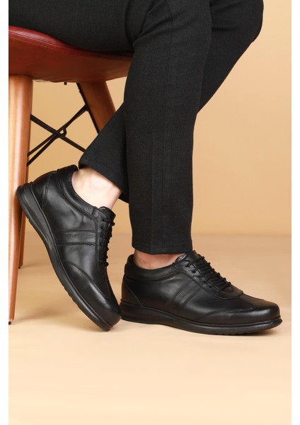 DRT6212 Deri Rahat Kalıp Bağcıklı Ortopedik Erkek Ayakkabı fiyatları