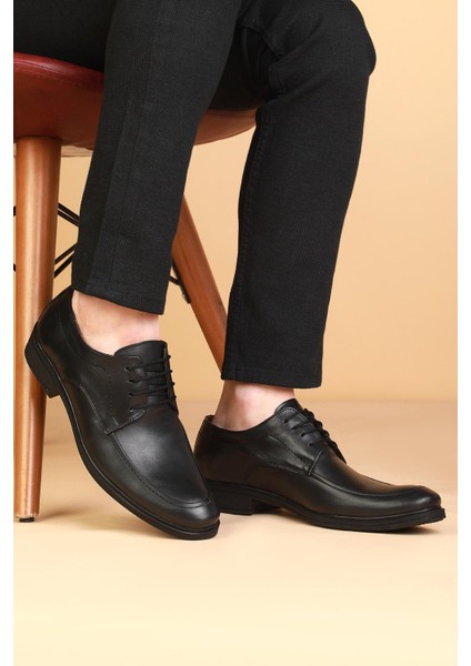 DRT64214 Deri Şık Bağcıklı Erkek Klasik Ayakkabı