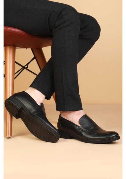 DRT6216 Deri Bağcıksız Günlük Klasik Erkek Ayakkabı modelleri