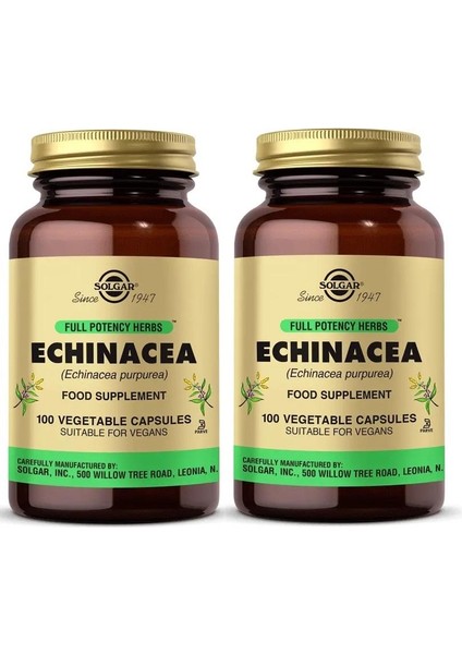 Echinacea 520 Mg 100 Kapsül 2 Adet