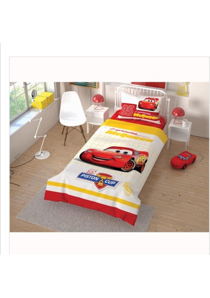 Lisanslı Disney Cars Mcqueen Nevresim Takımı