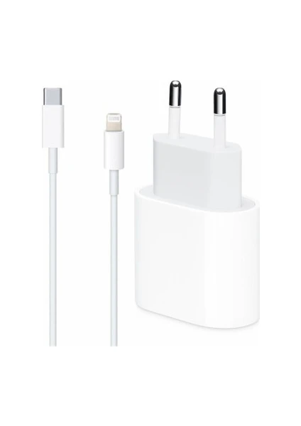 Apple iPhone Hizli Şarj Aleti 20W Usb-C Adaptör X-XS-11-12-12PRO-12PROMAX-13-13PRO-PROMAX white