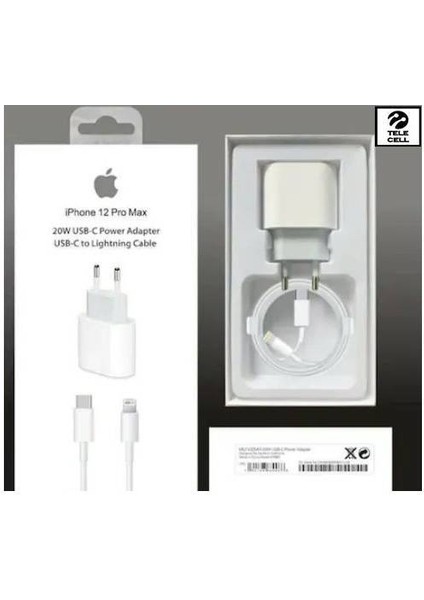 Apple iPhone Hizli Şarj Aleti 20W Usb-C Adaptör X-XS-11-12-12PRO-12PROMAX-13-13PRO-PROMAX white