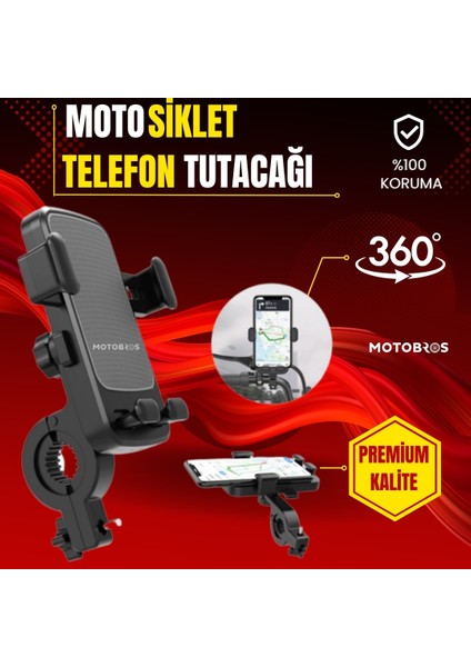 Bisiklet Motorsiklet Motosiklet Telefon Tutucu Telefon Tutucağı