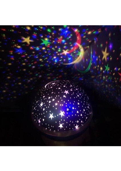 Projektörlü Yansıtmalı Çocuk Bebek Odası Gece Lambası Masa Lambası fırsatları