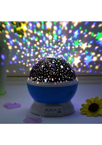 Projektörlü Yansıtmalı Çocuk Bebek Odası Gece Lambası Masa Lambası indirimleri