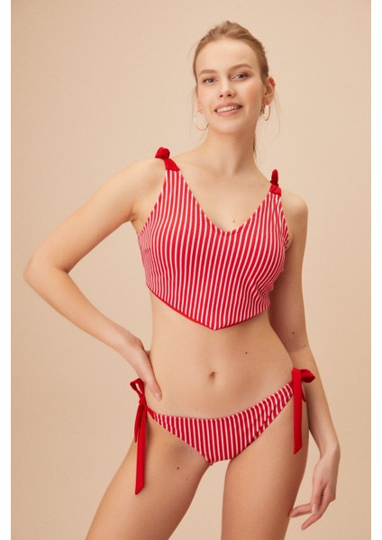 Kalın Bağcıklı Bikini Alt