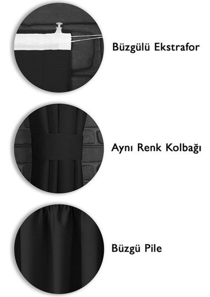 Perdemarket Siyah Işık Geçirmez,karartma Perde fırsatları