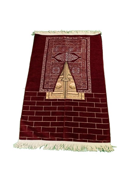 Lüks Kabe Kapısı Seccade - Kırmızı