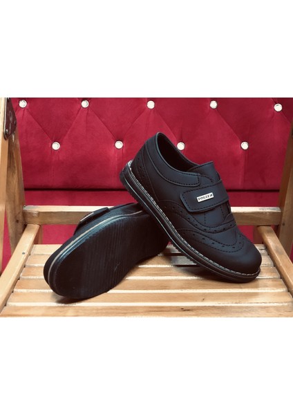 Erkek Çocuk Klasik Siyah Kaymaz Taban Sünnet Ayakkabısı fırsatları