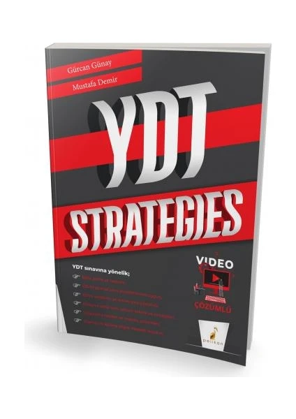 Pelikan Yayınları YDT Strategies Video Çözümlü Soru Bankası