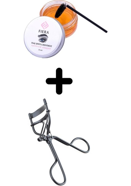 Kaş Wax Seti & Siyah Kirpik Kıvırma Aleti