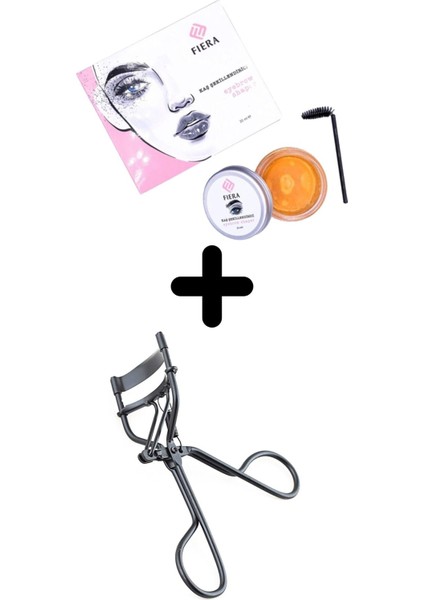 Kaş Wax Sabitleyici & Siyah Kirpik Kıvırma Aleti
