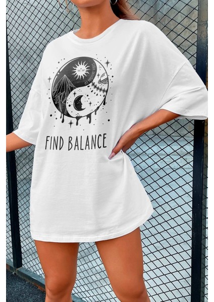 Yin & Yang Tasarım T-Shirt fiyatları
